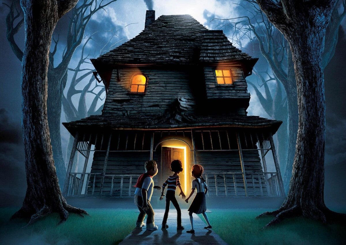 Дом монстр. Дом монстр 2006. Monster House, мультфильм, 2006. Дом монстр призрак Констанции. Мультик про страшный дом монстр.