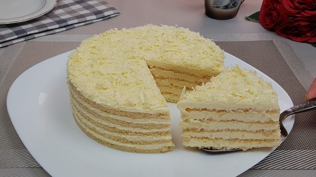 Торт пломбир без духовки