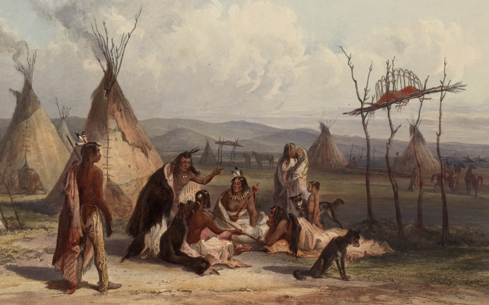 Почему основу поселенцев. Кочевые индейцы Северной Америки. Поселения индейцев Северной Америки.