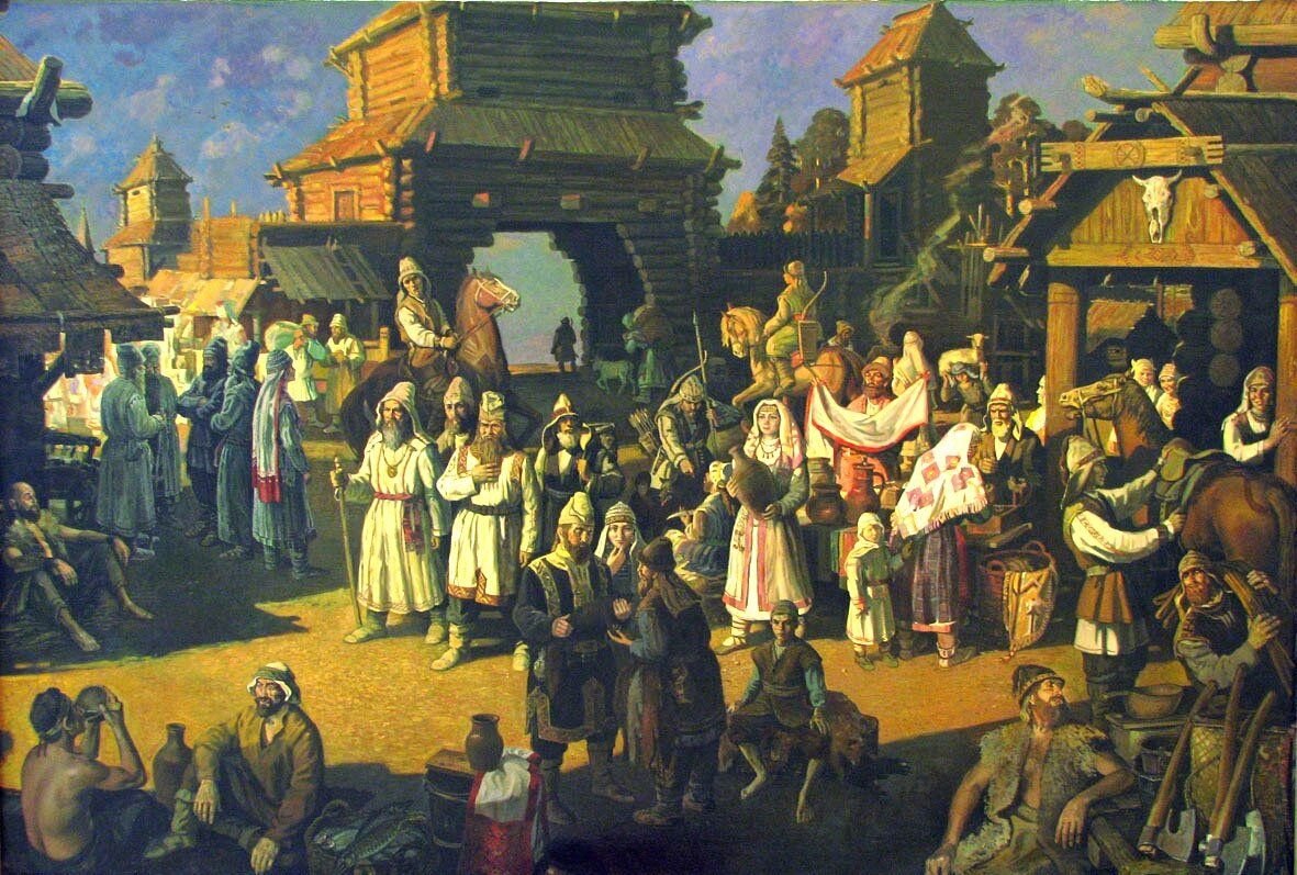 Древнерусская жизнь в картинках