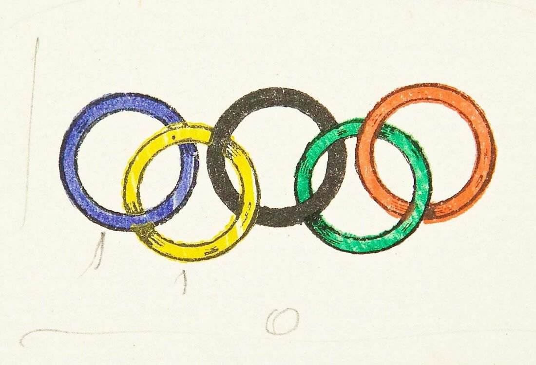 Олимпийские кольца 80 годов