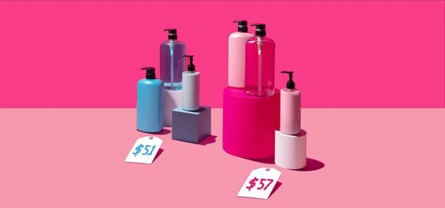 «Налог» на розовый цвет или почему женские розовые баночки для красоты,бритвы и продукты стоят дороже