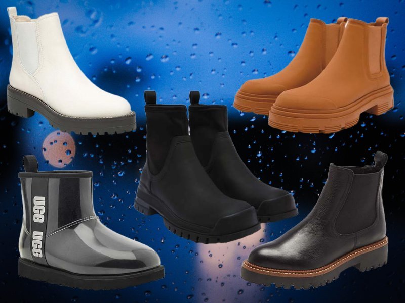 Непромокаемые ботинки и сапоги. Фото Ugg, Zara, Aldo, Caslon, Jeffrey Campbell
