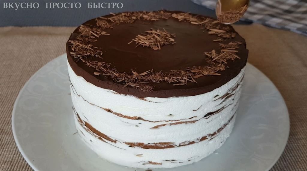 Шоколадный блинный торт - рецепт на канале Вкусно Просто Быстро