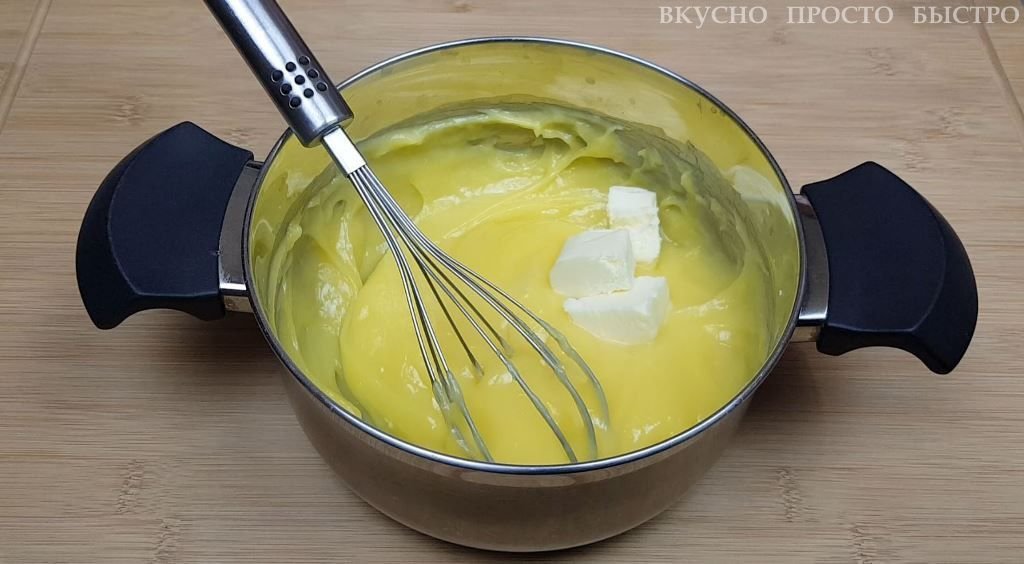 Пирог с заварным кремом — рецепт на канале Вкусно Просто Быстро