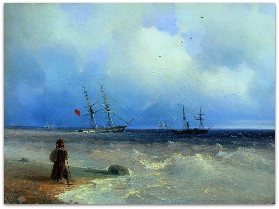 Этюд воздуха над морем. 1835 г.