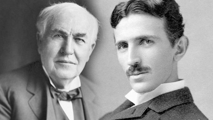 Томас Эдисон и Никола Тесла, так и не смогли сработаться.