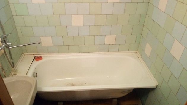 До и после. Совмещения санузла в старой квартире. Итог- просторная ванная со стильным ремонтом!