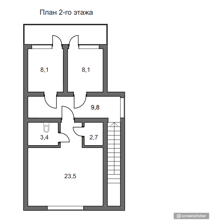 Планировка нашего дома: снесли стену между кухней и гостиной, чтобы получить комнату 45 м2