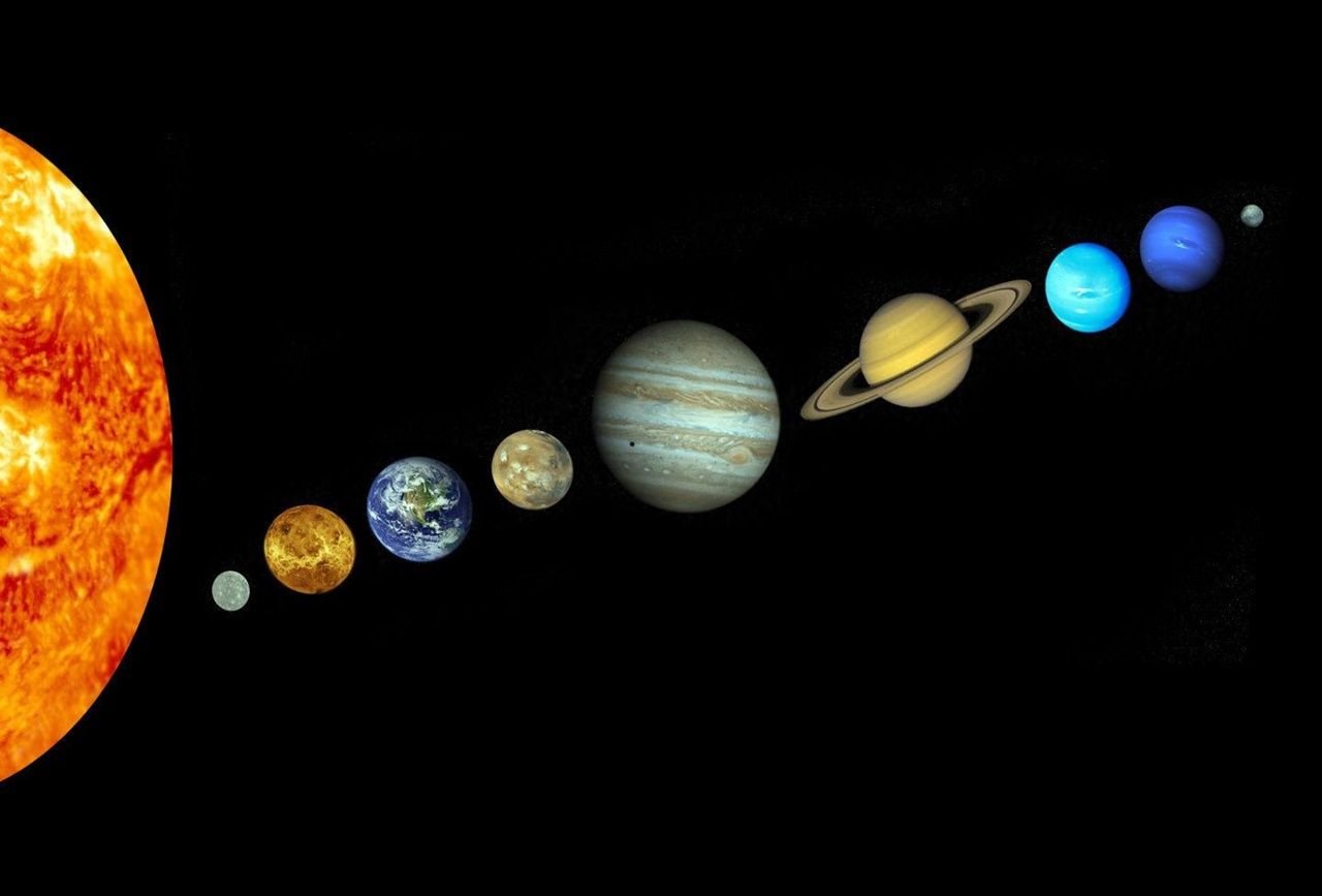Покажи планеты. Солнечная система Планетная система. Уран Меркурий земля.