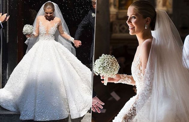 10 самых дорогих и роскошных свадебных платьев знаменитостей