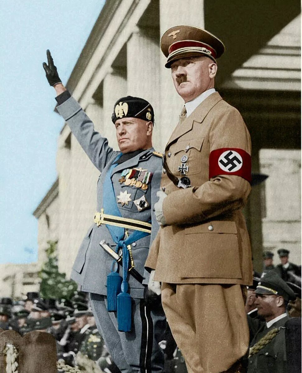Бенито Муссолини фюрер. Фашистские идеи