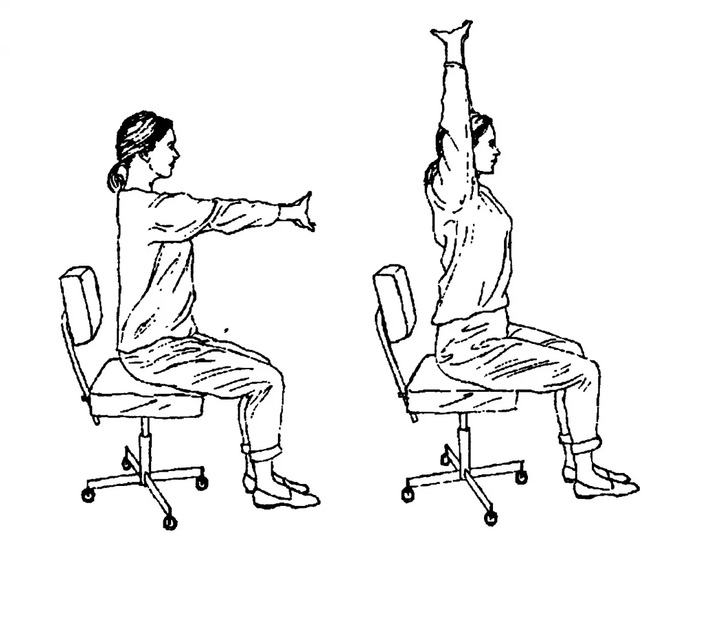 Сидя над головой. Упражнения сидя на стуле. Сидячие упражнения. Разминка сидя. Комплекс упражнений сидя на стуле.