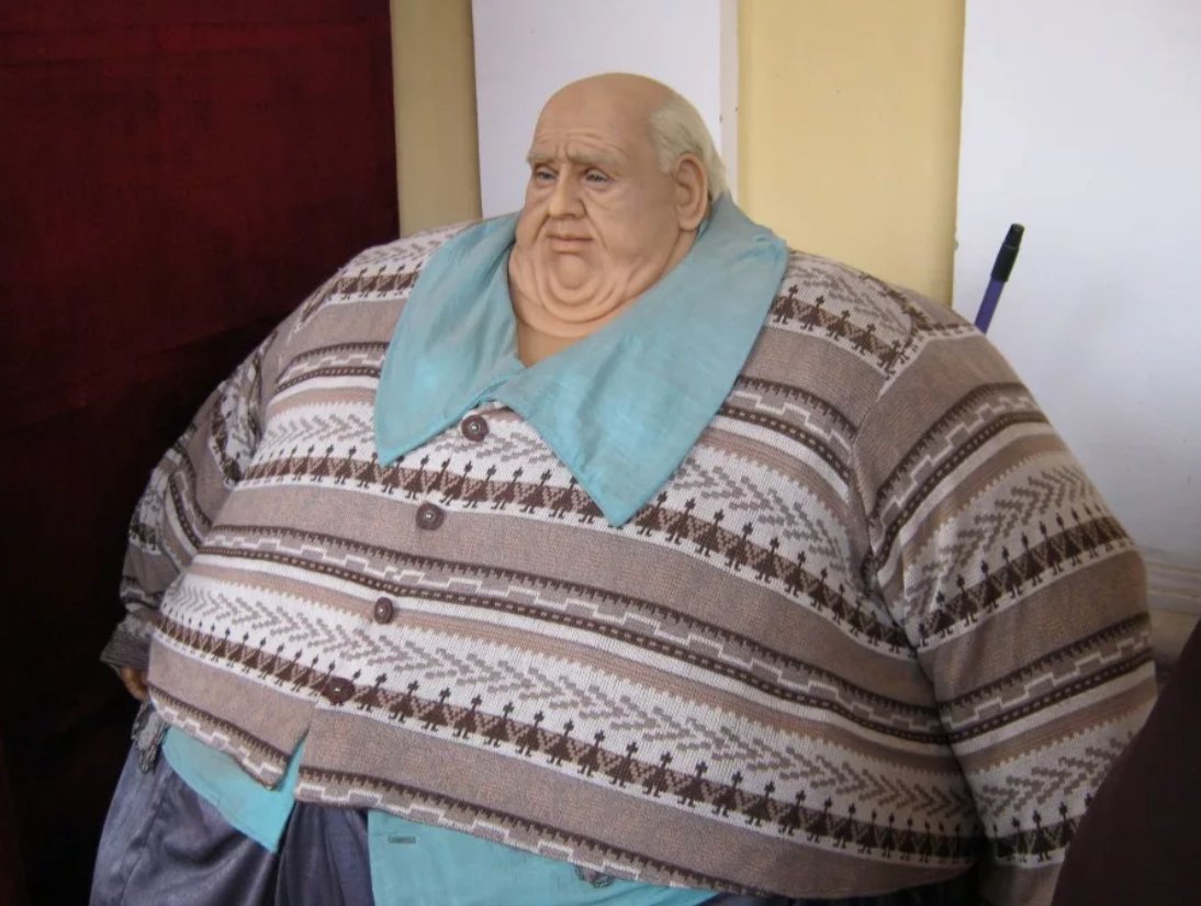 Самого жирного человека. Самый толстый человек в мире.