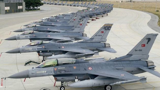 Истребители F-16 ВВС Турции