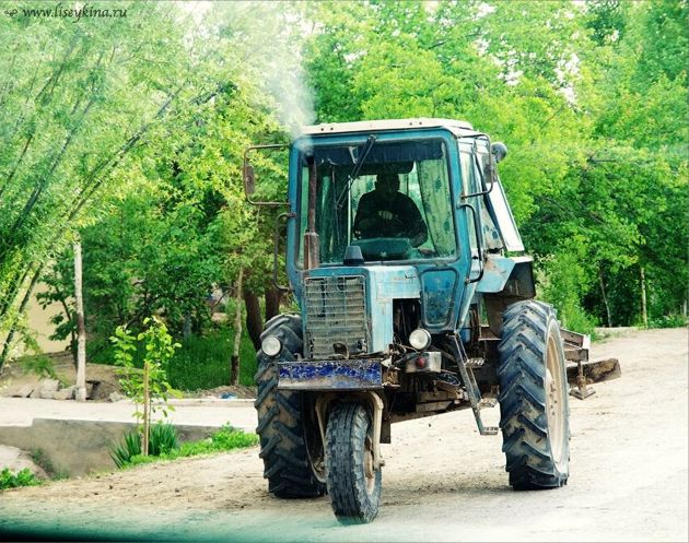 Почему в Узбекистане у тракторов 3 колеса