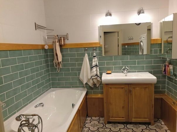 Крайне необычная ванная комната в викторианском стиле. Как будто бы плохо и хорошо одновременно.