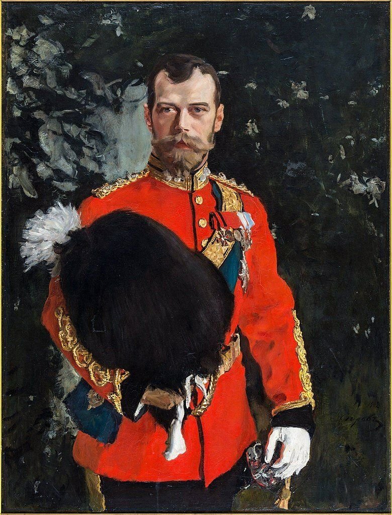 Император готов. Серов портрет императора Николая II.