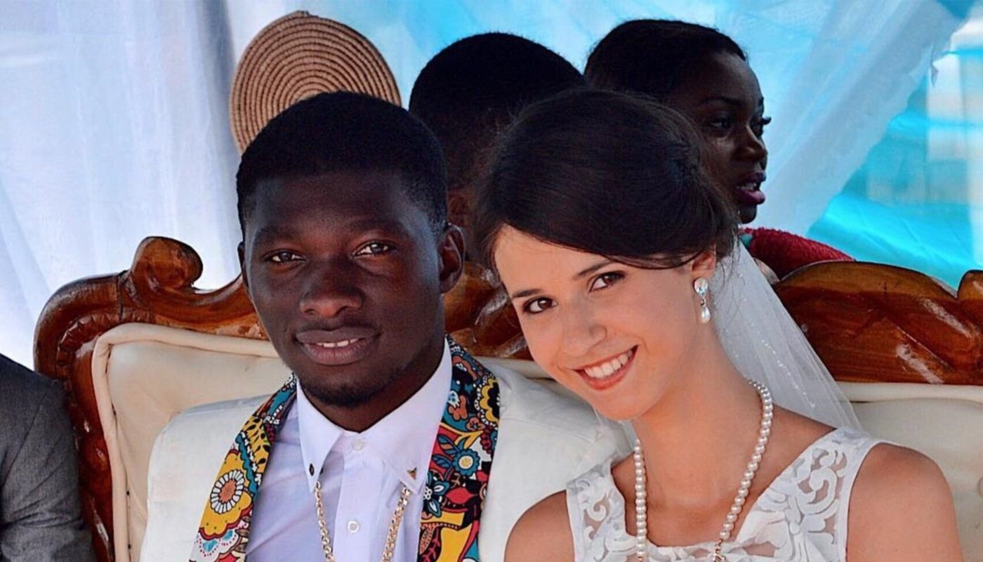 Девушка вышла замуж за принца. Межнациональные браки. Смешанные браки. Русско африканские браки.