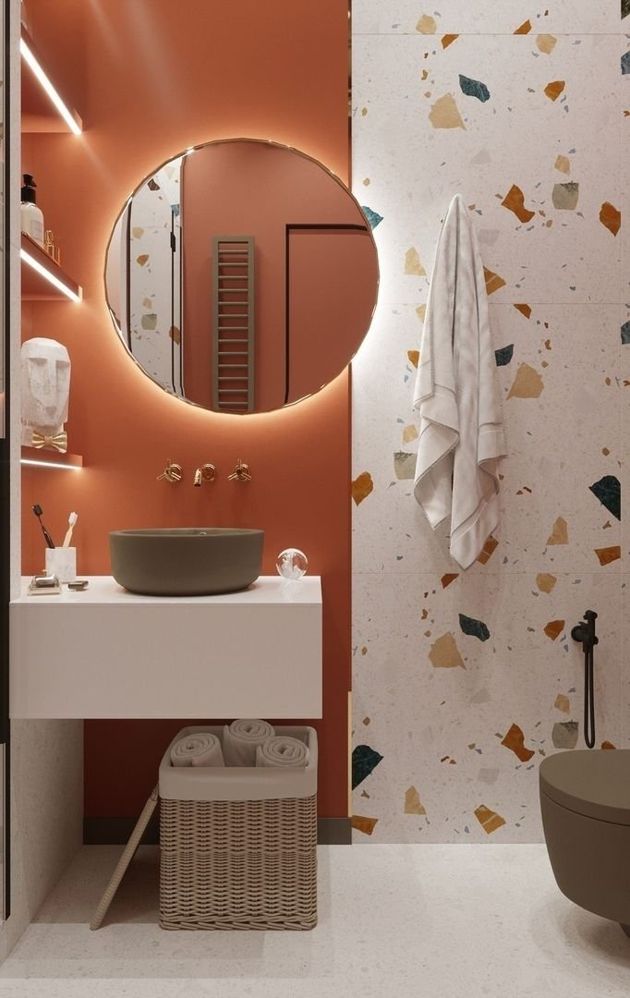 Наняли дизайнера, который сделал нам шикарный проект крохотной ванной комнаты. Не знаем, соглашаться ли.
