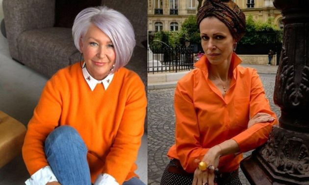 8 женщин разного типажа примерили одежду сочного оранжевого цвета – и всем идет