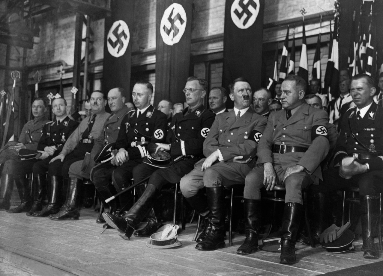 Фашистская германия годы. Лидер НСДАП Гитлер. Генрих Гиммлер Нюрнберг. Лидеры НСДАП 1933. Третий Рейх Гитлер.
