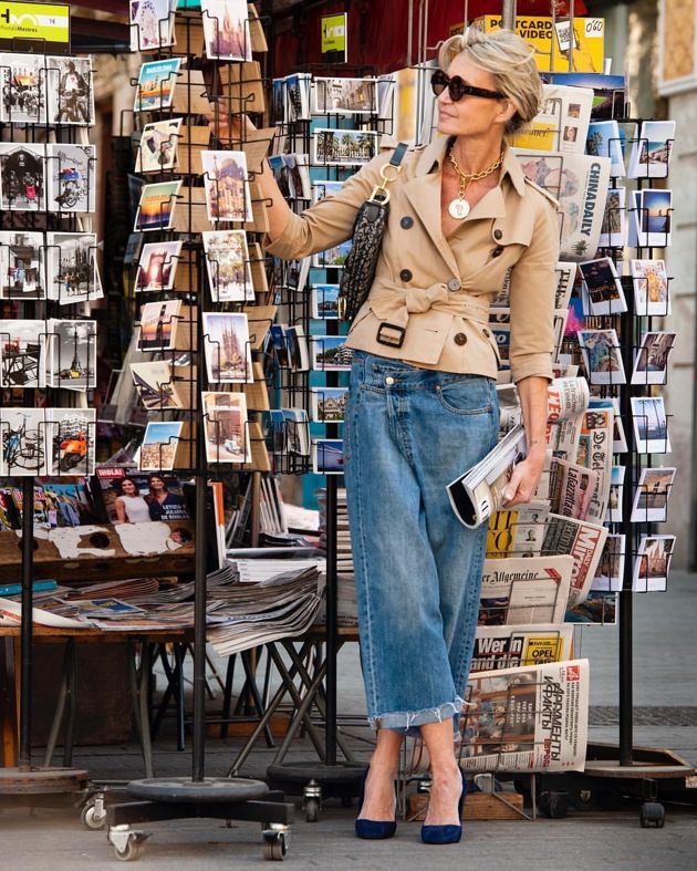 Лаконичный Мадрид в вашем гардеробе: 10 стильных образов от 50 летней Испанки
