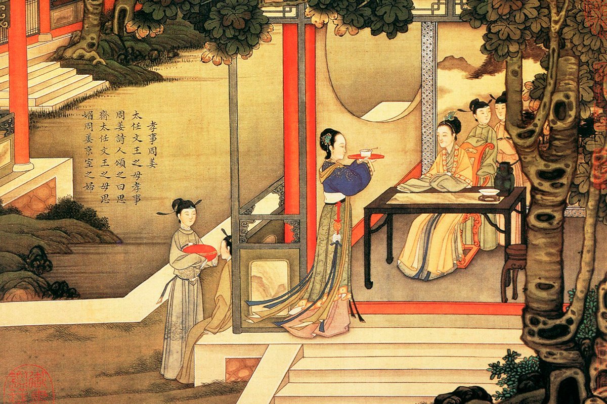 Древняя китайская живопись чайная церемония