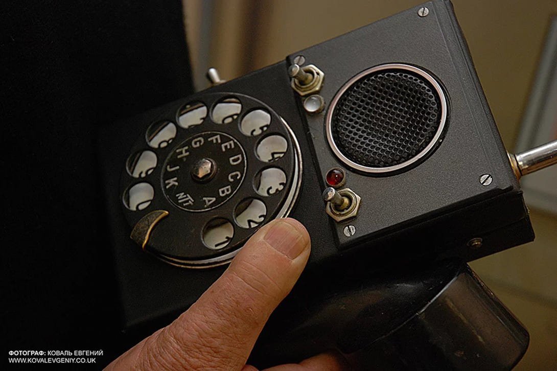 Первая советская телефон. Мобильник Куприяновича 1957.