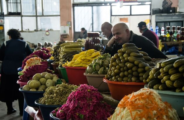 Как выглядит типичный грузинский рынок