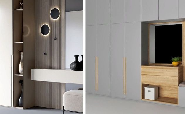 «Реечный» дизайн в интерьере: о вариантах крепления реек к стенам и мебели