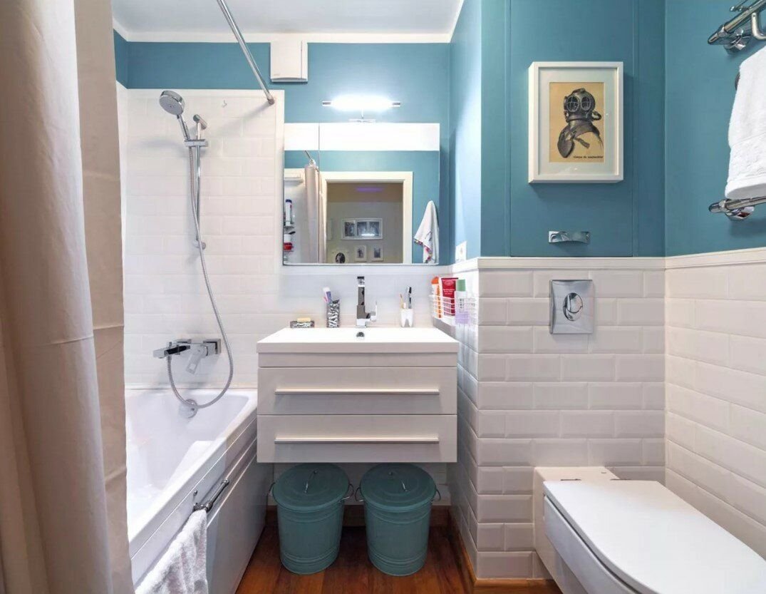 Что делать, если хочется сделать красивый и функциональный дизайн в ванной комнате, а бюджет ограничен