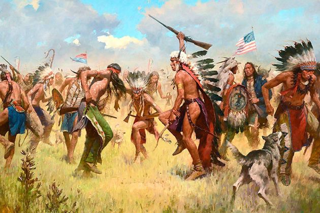 Индейцы против колонистов