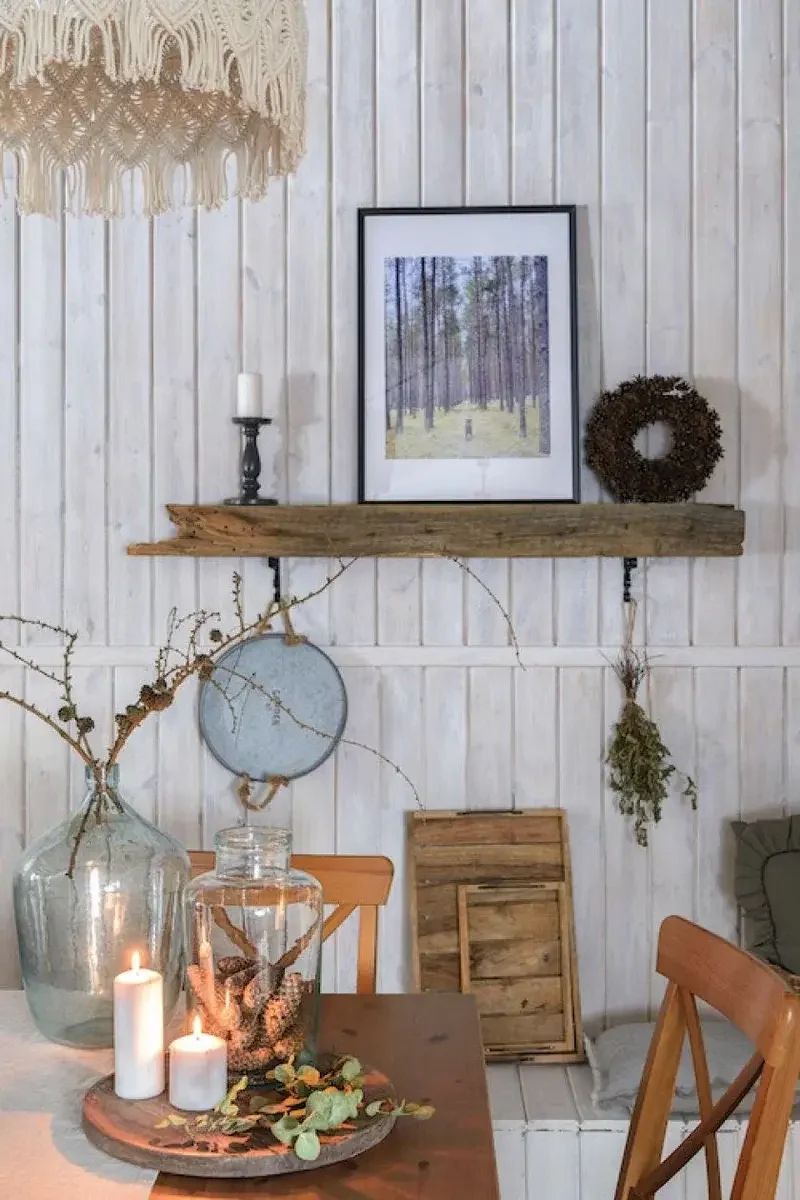 Дом - лесной оазис: современный спокойный интерьер в норвежском стиле с ретро-акцентами. Дом в единении с природой