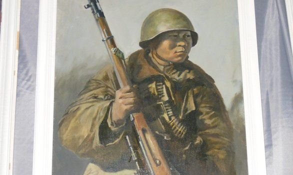 Снайпер Красной армии Максим Пассар
