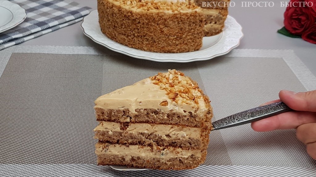 Торт на сковороде — рецепт на канале Вкусно Просто Быстро