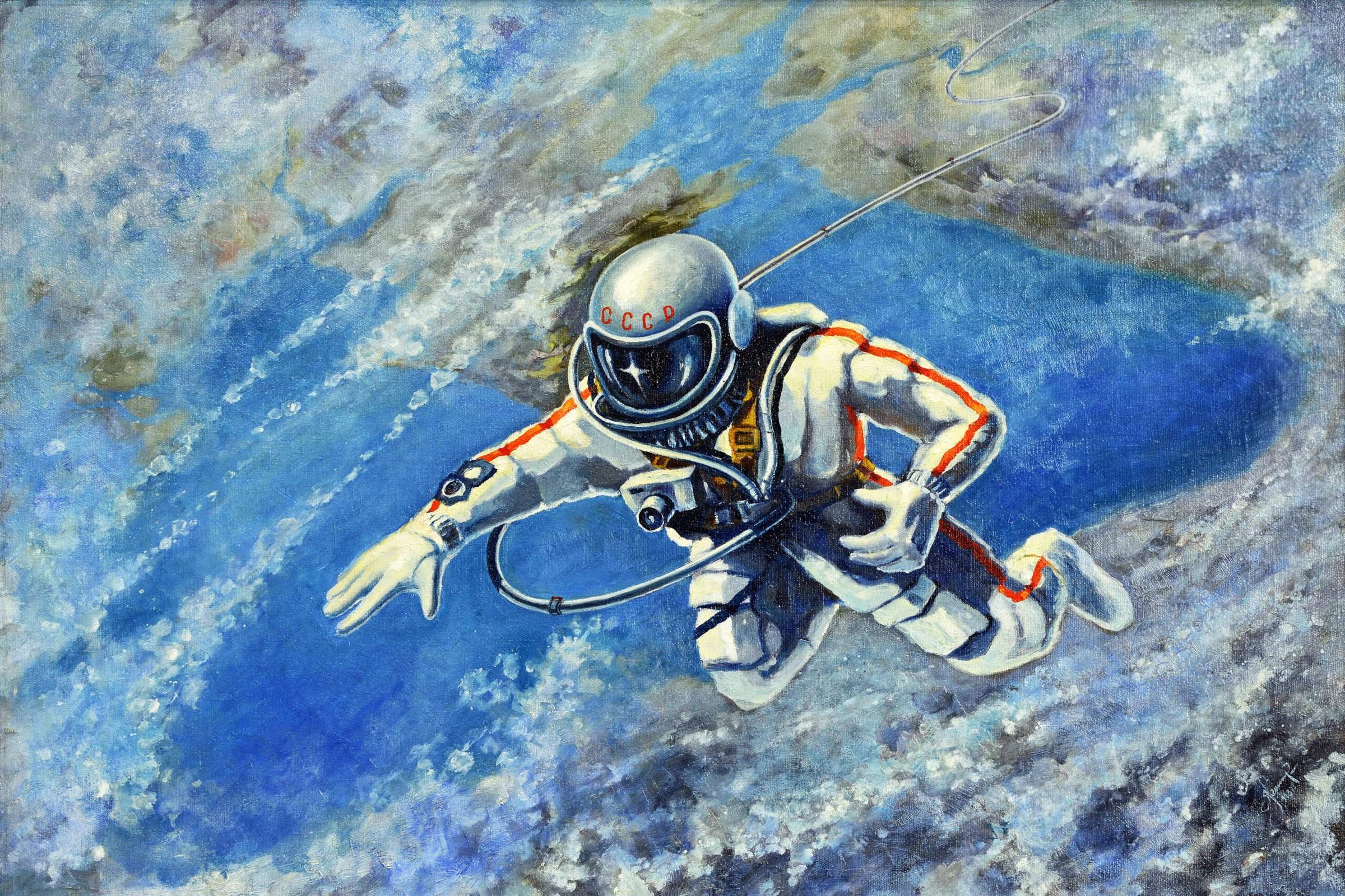 Космонавта леонова 18. Леонов художник космонавт.