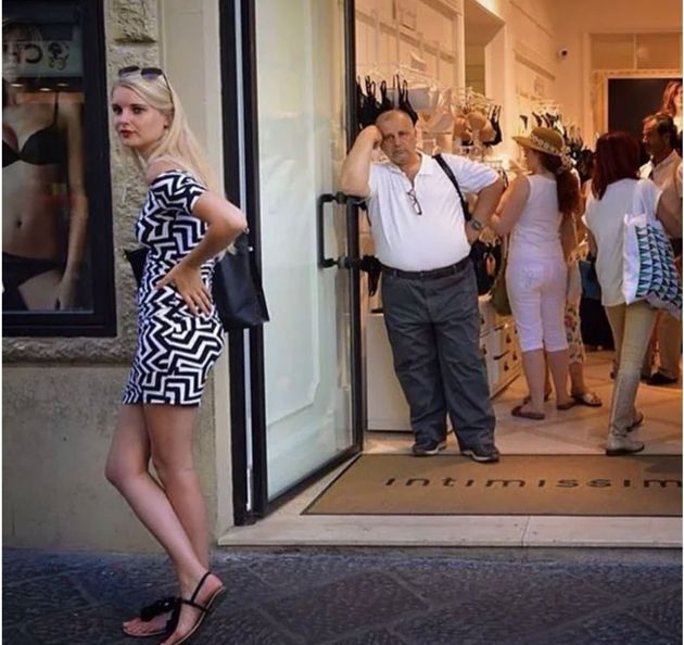 «Шоппинг - это испытание»: смешная подборка фотографий мужчин в магазинах, в ожидании женщин