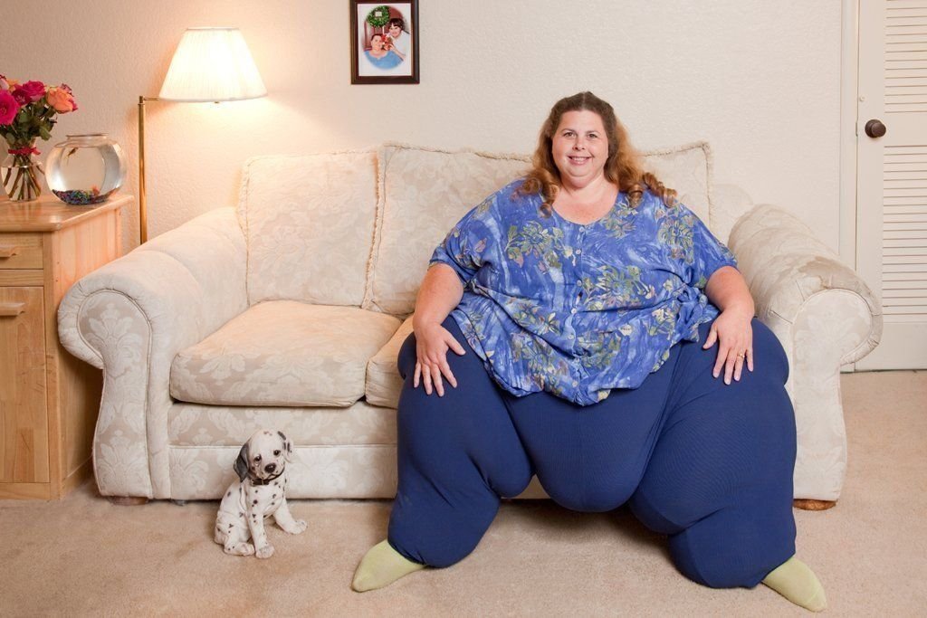 Сайт толстый женщина. Полин Поттер самая толстая женщина.