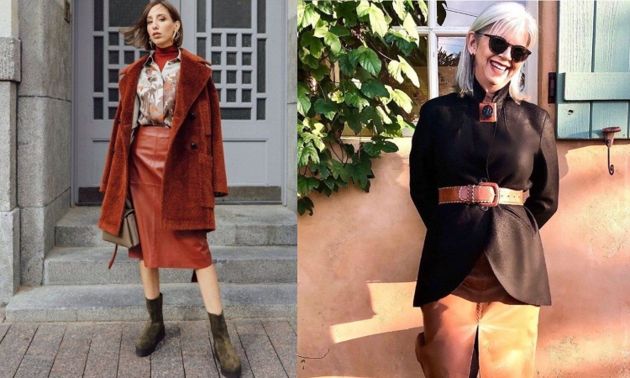 Кожаные юбки, сарафаны, платья: какие модели сейчас считаются модными