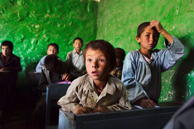 School, Bamiyan, Afghanistan.  Photo: Steve McCurry.