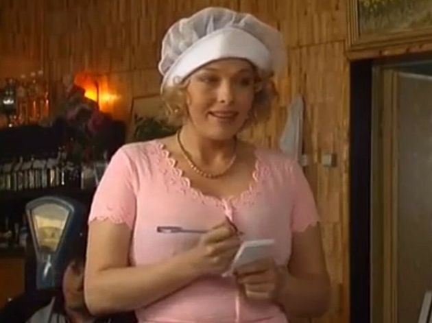 Anna Legchilova in the film "Truckers"