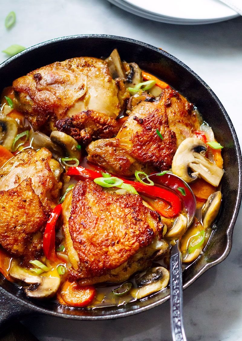 Простые рецепты из курицы на сковороде