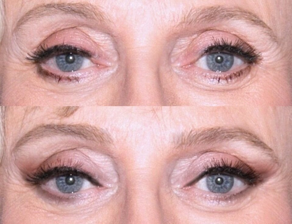 2 мелочи в макияже, которые придают глазам «старческую» форму: показываю, как взгляд меняется (актуально для 50 лет и старше)