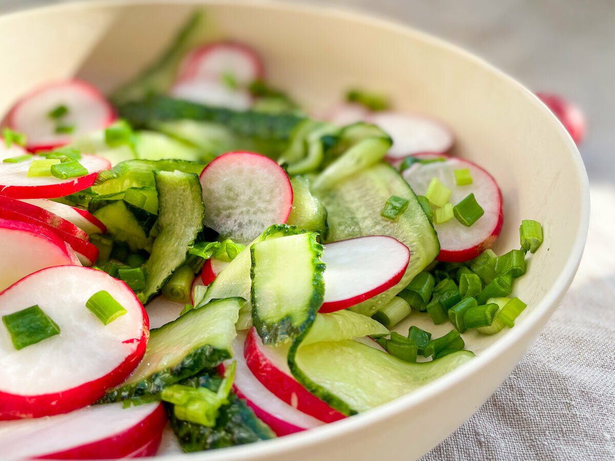 Рецепты вкусных салатов из свежих огурцов