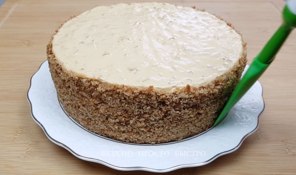Торт на сковороде — рецепт на канале Вкусно Просто Быстро