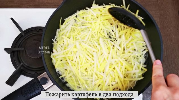 Вкусный и красивый салат «Гнездо глухаря»: пользуется большой популярностью у мужчин, так как очень сытный