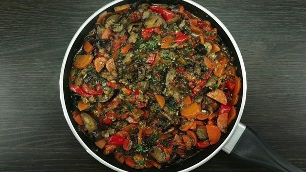 Жемчужина Кавказской кухни «Аджапсандали», - вкусный и простой рецепт из овощей