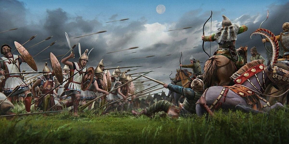 Древний мир сражения. Македонцы против персов.