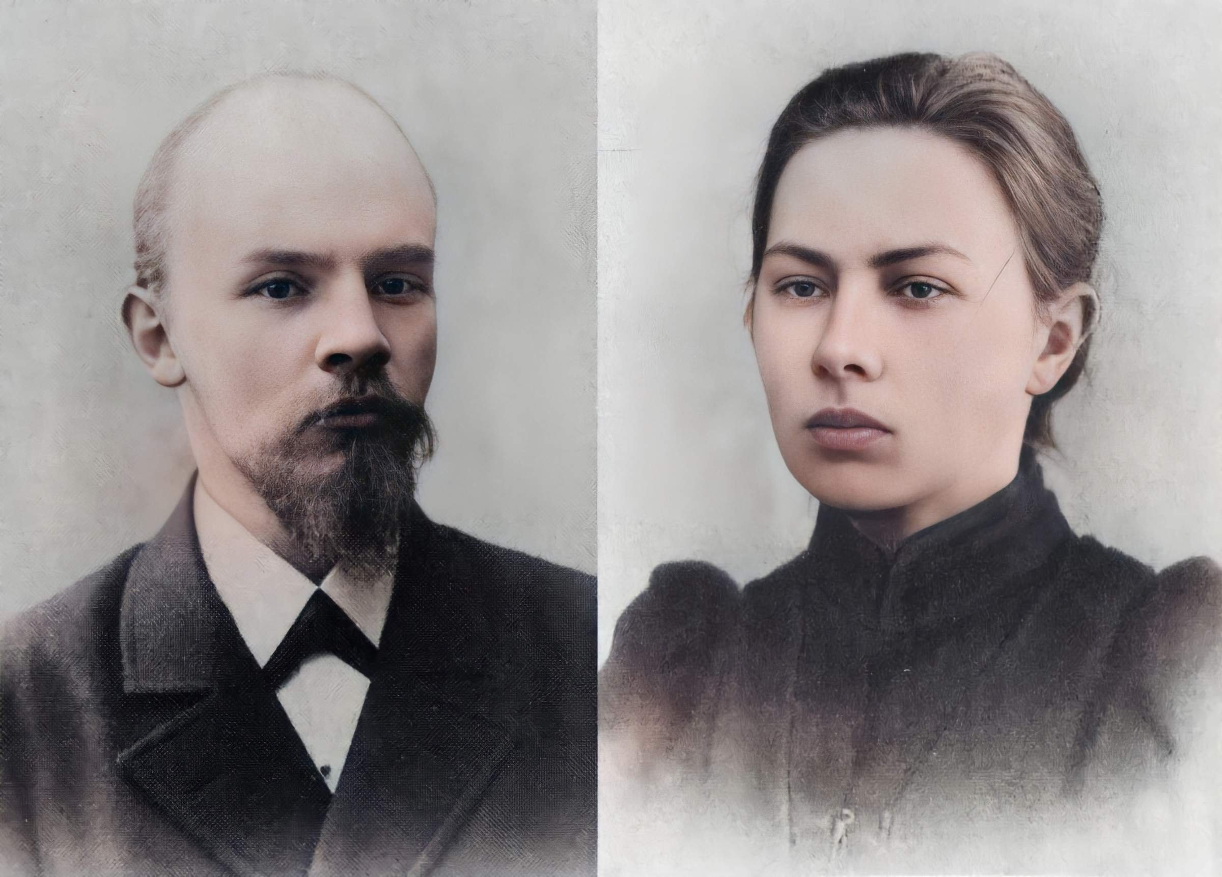 Ульянов и крупская. Ленин и Крупская в молодости.